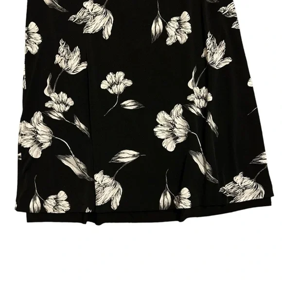 WHITE HOUSE BLACK MARKET NWT Sleeveless Floral Reversible Tank Dress L - Picture 5 of 12